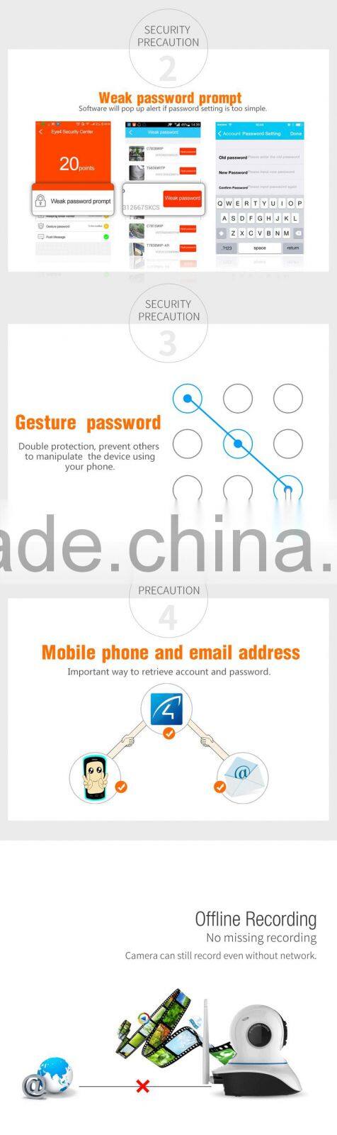 shenzhen 2016 new hot sale full hd 1080P wireless hidden camera