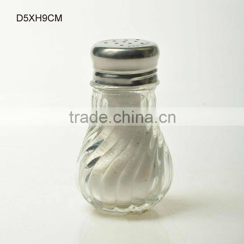 glass bottle, glass jar for kitchen spice, condiments