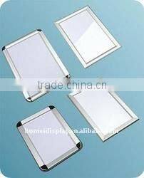 Customized aluminum poster frame, click snap frame, a1 a2 a3 a4 snap frame