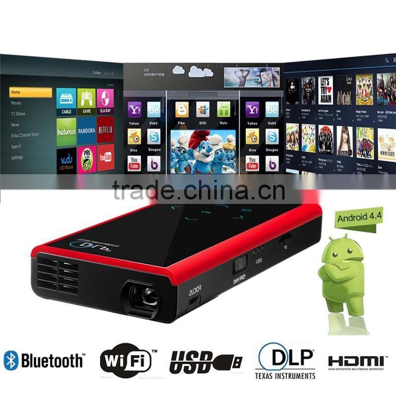E06S Android 4.2.2 OS Mini Wifi Airplay Telefoon/PC cnected with Mobiele Video Projector