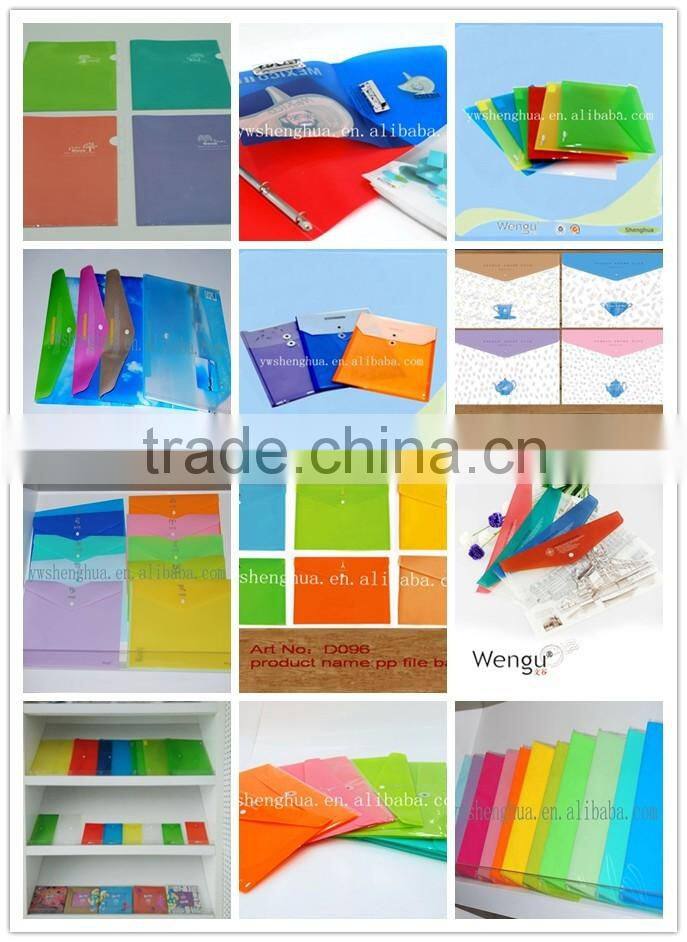 Zhejiang factory design paper pocket holder, cardboard files,a4 handmade file folder
