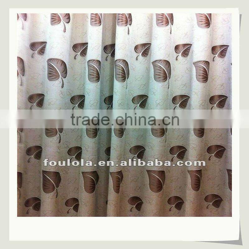 Simple Design European Style Polyester 2.8m Width 170g/m2 Bedroom Curtain Fabric Material
