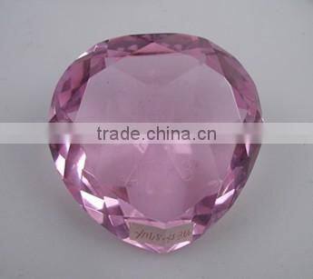 Triangle shape crystal diamond