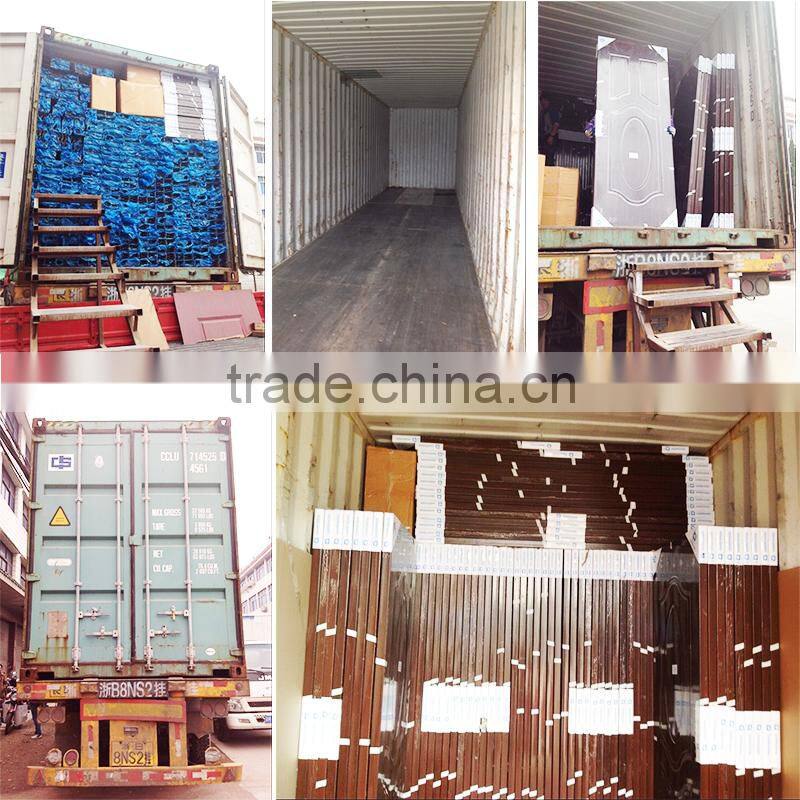 Baodu brand plain door panel plain white bathroom door steel door