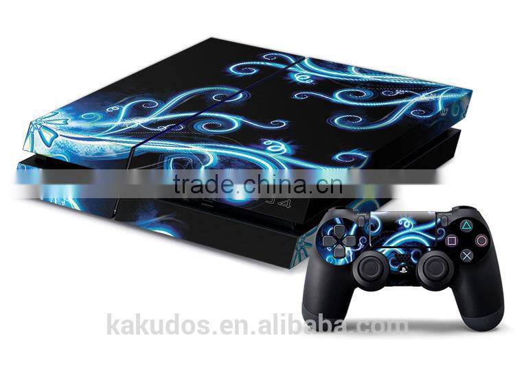 Cool OEM custom design Skin Sticker for PS4 Console and Controller with China Price