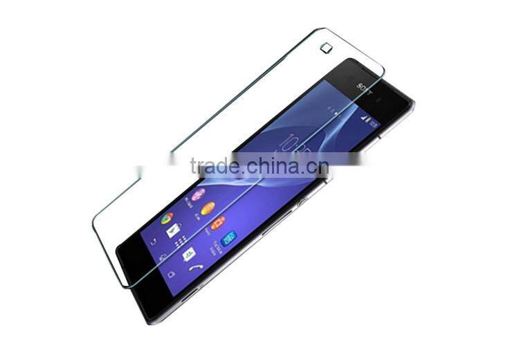 Anti-fingerprint 3d full cover tempered glass screen protector for sony XY