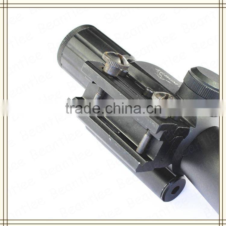 4X30 one eye relief rifle scope 30mm tube for long range shooting with green laser scope