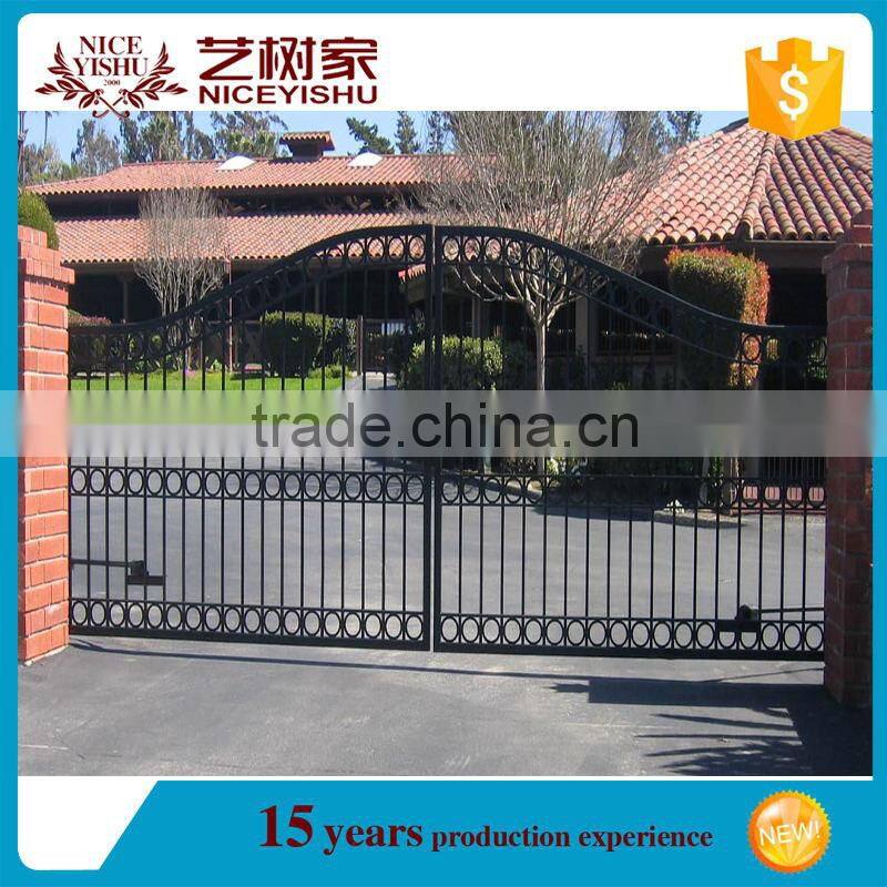 Chinese wholesale suppliers for european style door 2016, luxury iron main gate designs