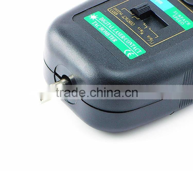 DT-2236c Handheld Auto Ranging 2in1 Digital Laser Non-Contact & Contact Tachometer