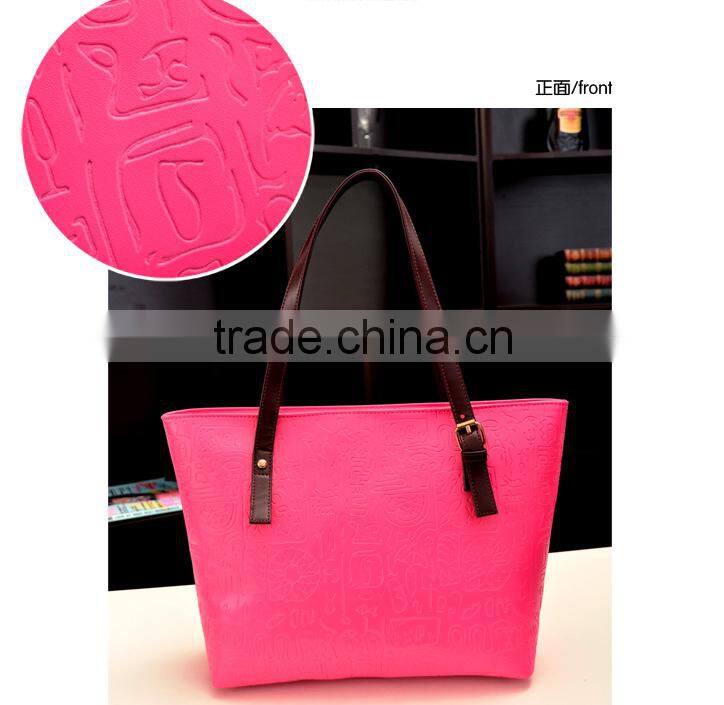 Fashion new products 2015 wholesale women's leather bag