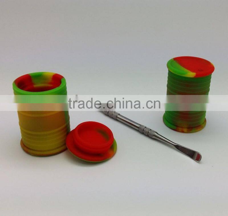 USA Canada FDA food grade 10ml rubber non stick silicone oil barrel container