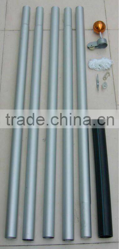 Outdoor advertising flagpole