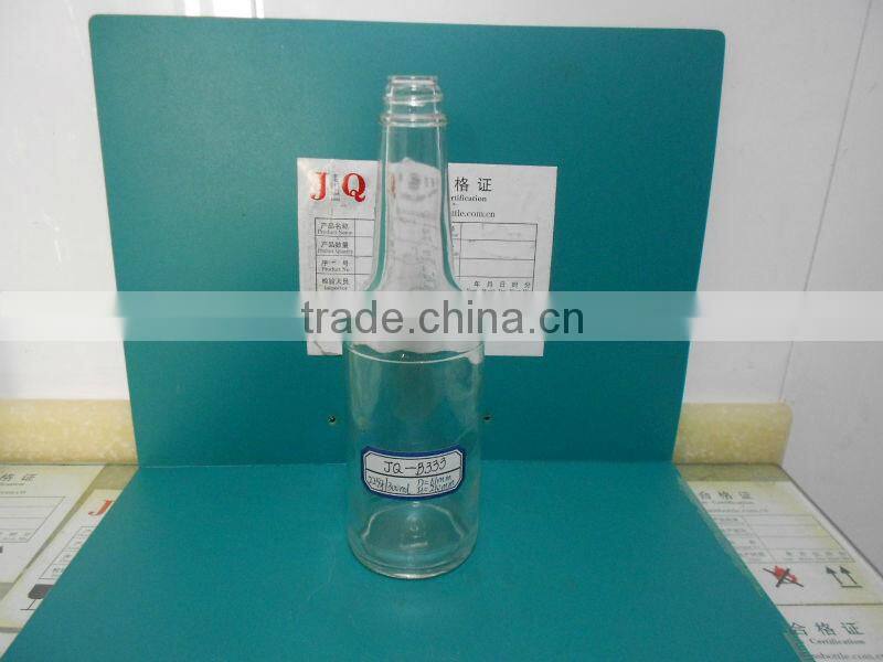 300ml clear glass salsa bottle