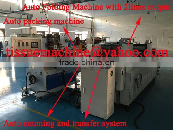 No Need Worker A to Z Pocket Tissue Fully Automatic Handkerchief Production Line