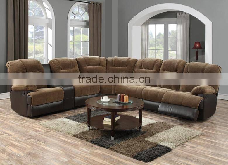 2016 Living room sofas Home furniture Corner recliner sofa sectiona sofa