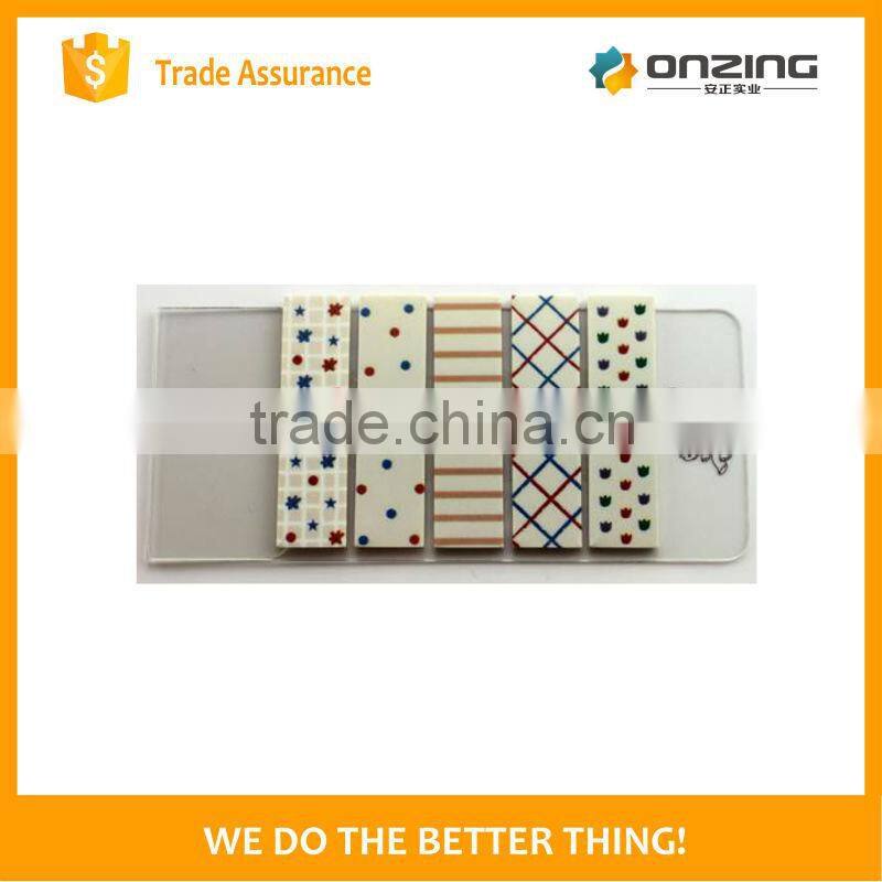 Onzing new custom die cut sticky notes with bottom card