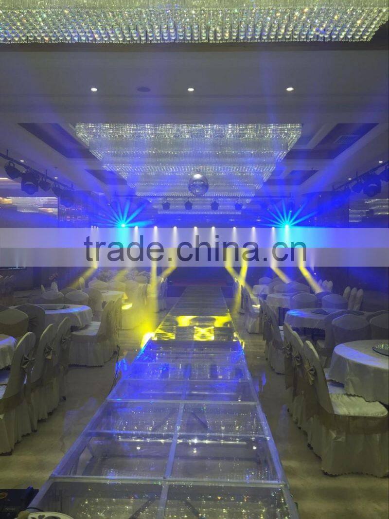 new arrival aluminum assemble glass stage with adjustable height