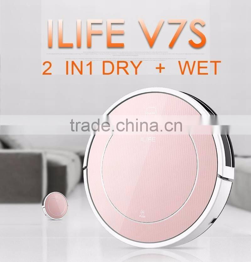 ILife V7S CHUWI 2 in 1 Wet Robot Vacuum Cleaner for Home Wet Dry Clean Water Tank Double Filter Ciff Sensor