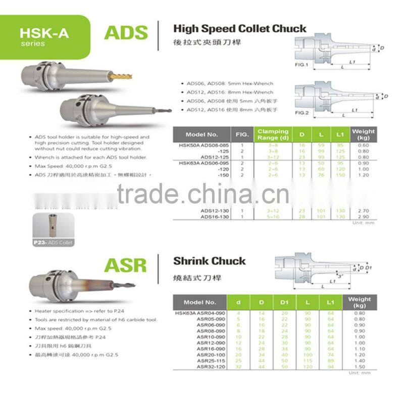 HSK63A-MTA3-140 MORSE TAPER HOLDER(A Type)