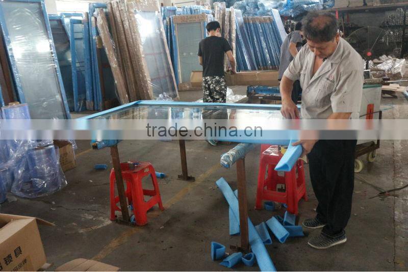 exterior aluminum wood folding door polish in foshan