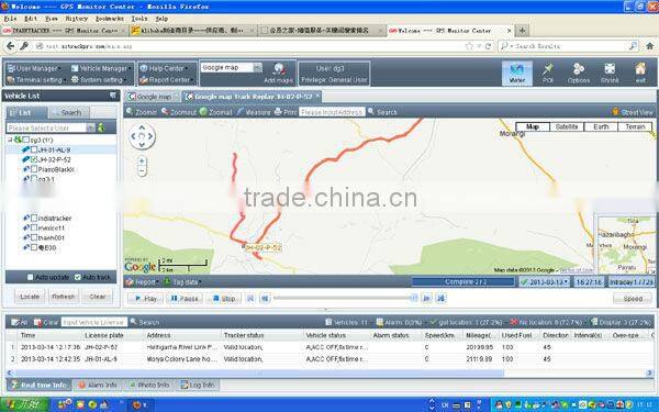 high quality gps vehicle tracker trackpro tr20 for reltime tracking device