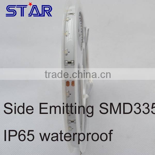 Waterproof Side View LED strip Light SMD335 300led 24w 12v IP65 for outdoor