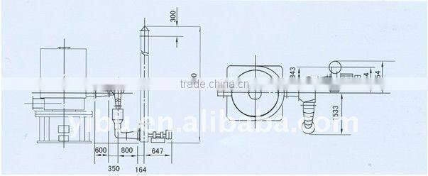 Heat treatment furnace and coal fired hot heater