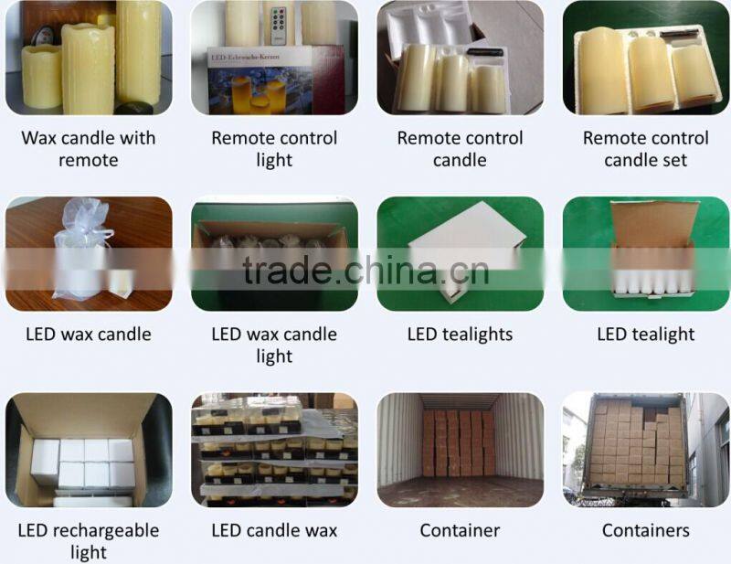8pcs Rechargeable LED Candle holder