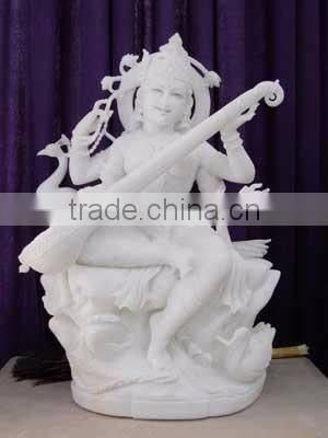 Marble Saraswati Murti
