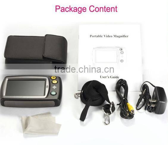 4.3" LCD HD color screen Portable Electronic Digital video Magnifier Reading Aid Magnification Range 6x-25x for Low Vision