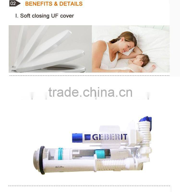 CRW Bathroom Two Piece Ceramic Toilet Bowl