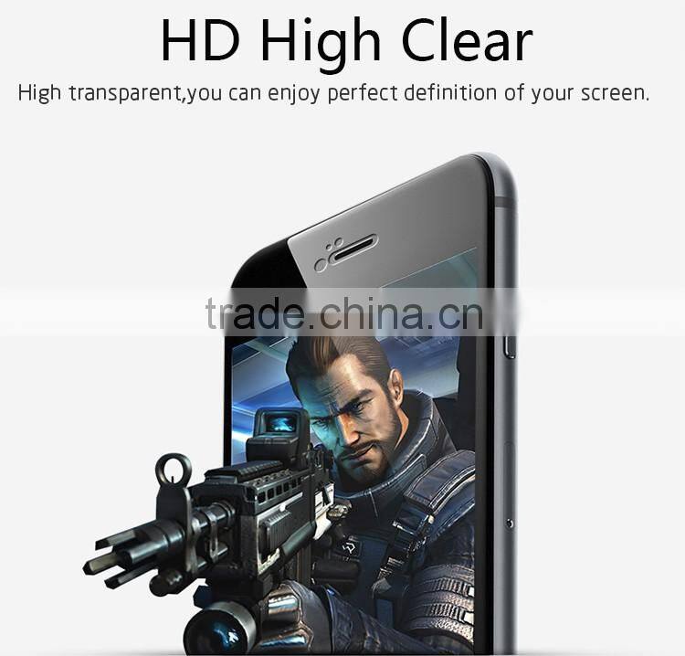 Hardness 9H 2.5D Color Mirror Tempered glass screen protector,0.33mm tempered glass for Iphone 6