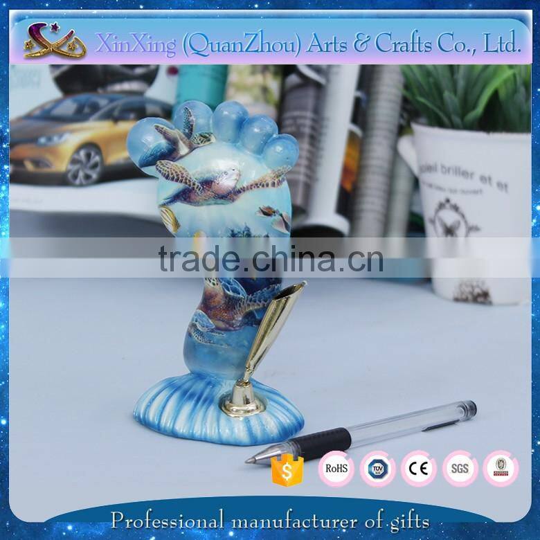 table high quality foot shape penholder