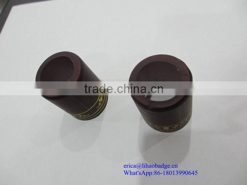 PVC heat shrinkable film Wine capsule,Custom Wine Bottle Shrink Caps