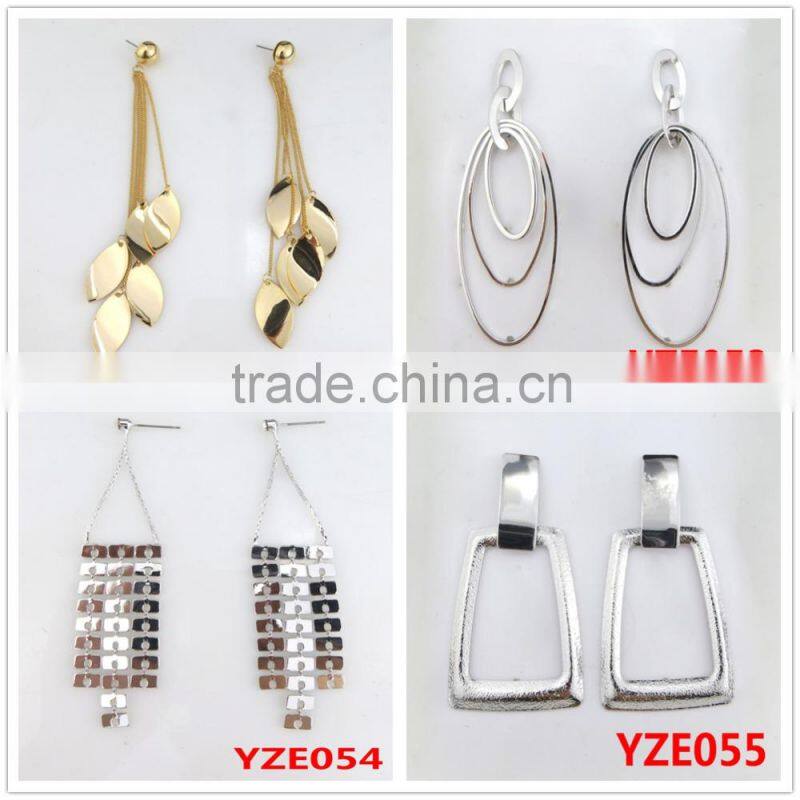 Global wholesale fashion jewelry self piercing hoop earrings