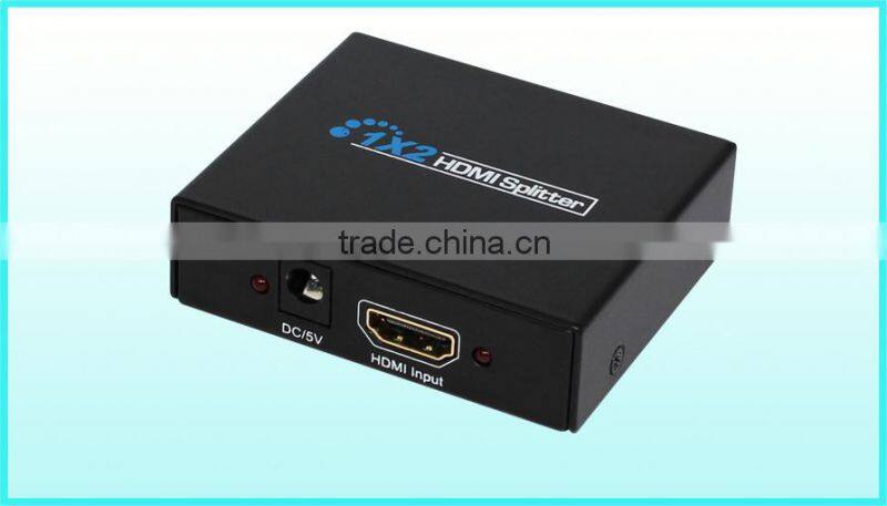 Supports 3D 1080P HDMI splitter 1 in 2 out HDMI splitter , Newest