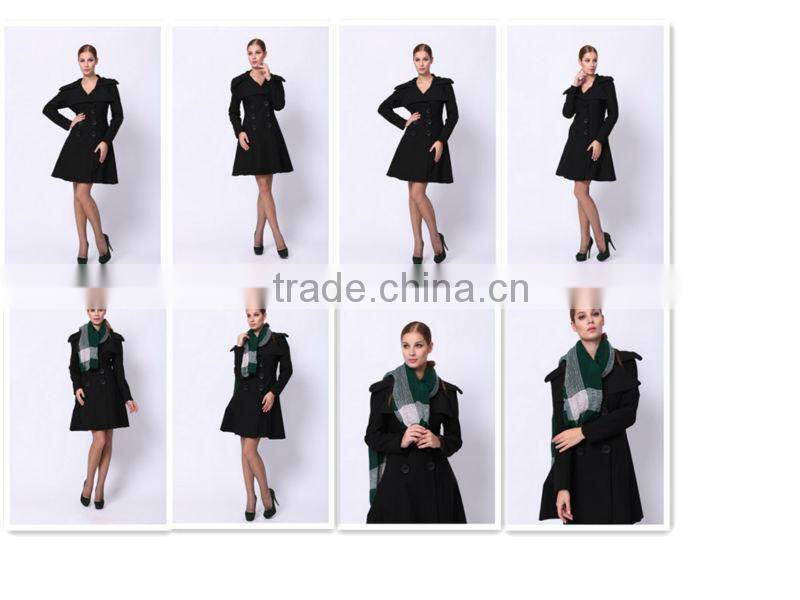 2013 Pretty Steps Autumn/Winter army women ladies bangaline pea coat