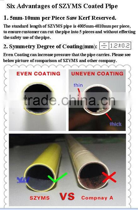 abs coated pipe|pipe joint system|for Brazilian market|JY-4000 series