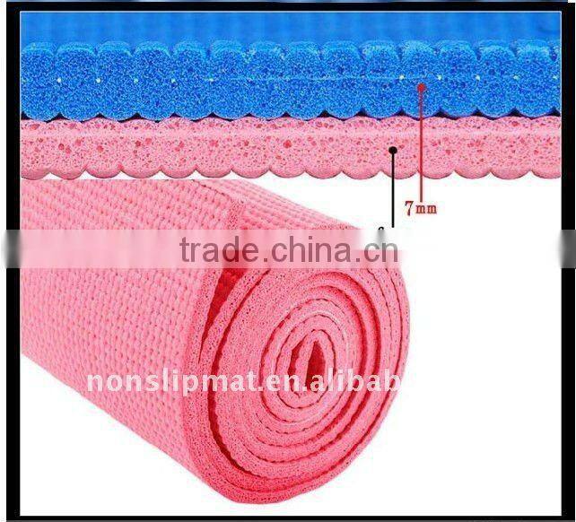Size 173x61cm PVC anti slip yoga mat