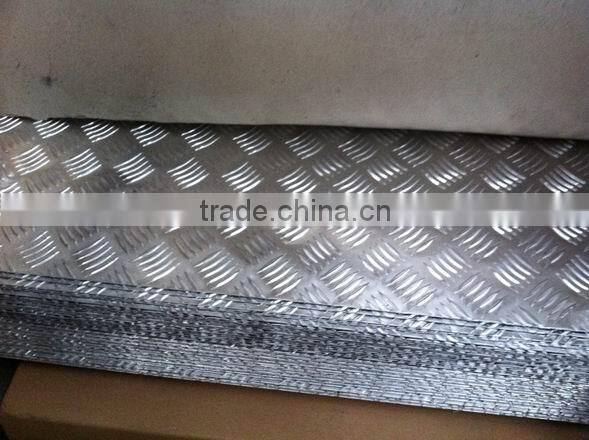 (diamond, 5-bar) aluminum kick plate