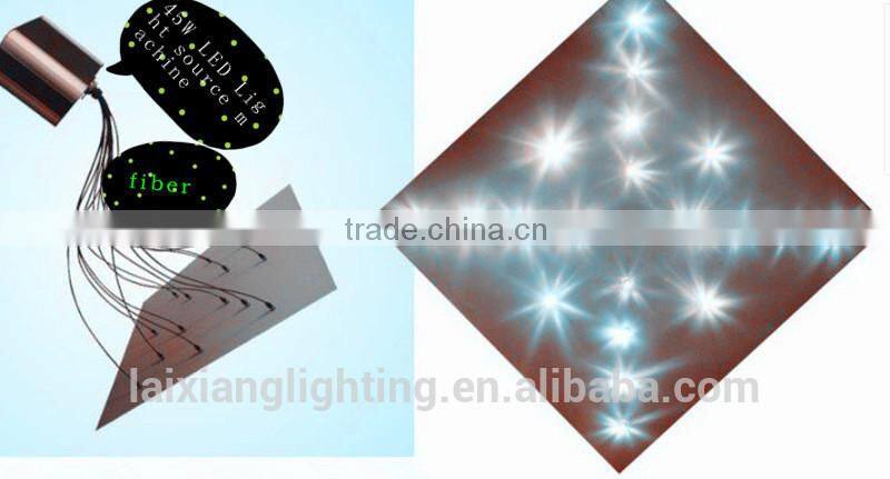 led multi-color fiber optic light source generator