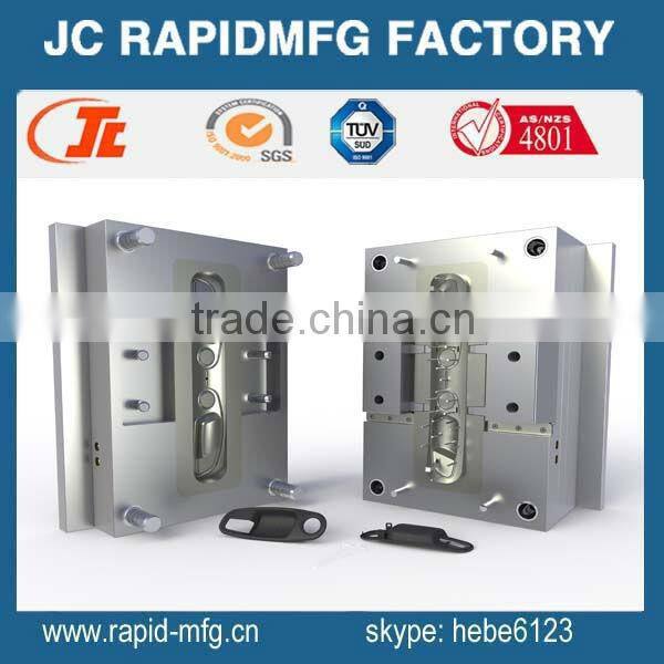 ShenZhen Custom machanical car handle injection mold maker plastic recoverable car handle