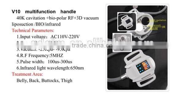 Guangzhou manufactuer ultrasound cavitation weight loss beauty equipment