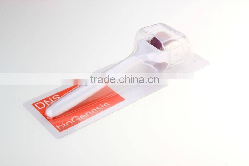 electronic derma roller machine red/yellow/blue/green led light therapy titanium needles