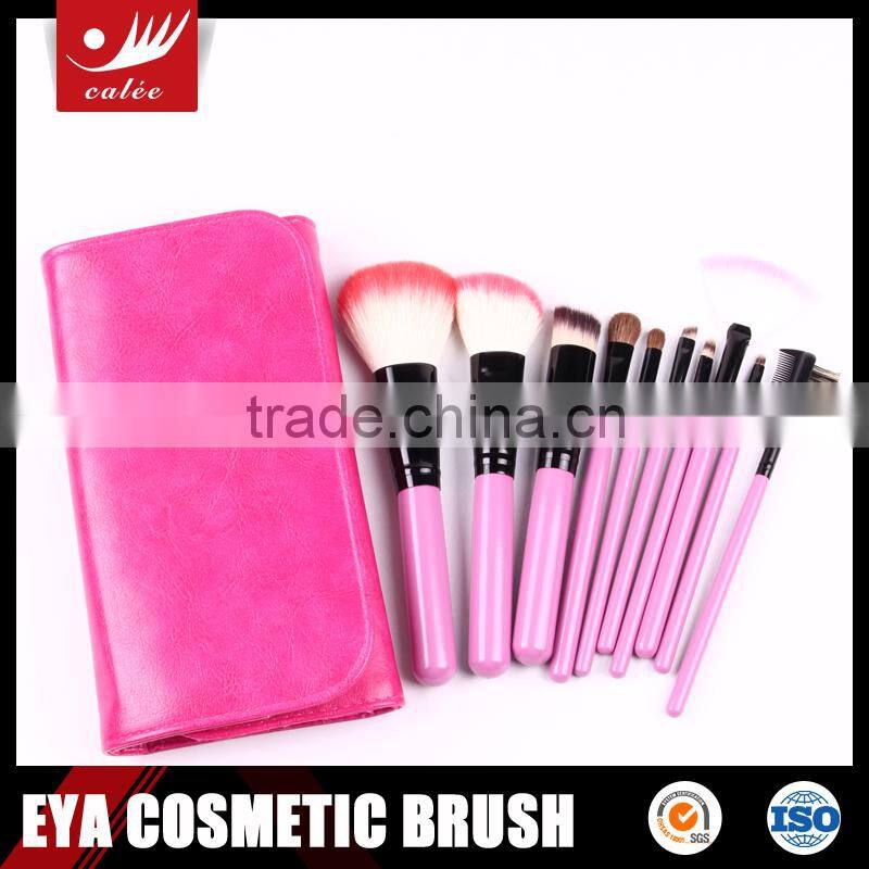 10 pcs new design goat hair makeup brushes set