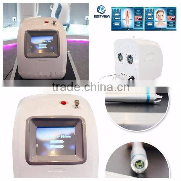 Beauty salon use spider vein laser equipment 980nm diode laser