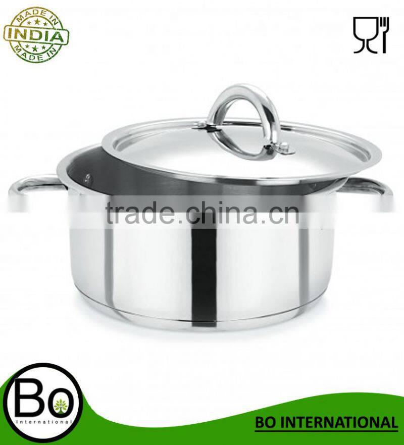 Stainless Steel Classic Induction Cookware Casserole With Lid