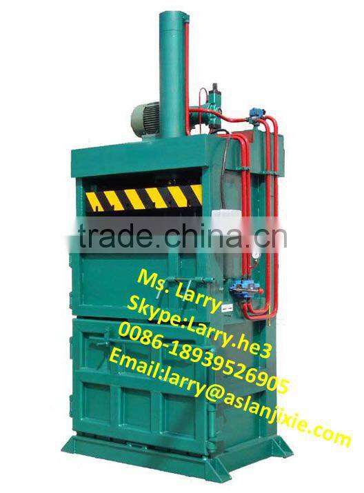 vertical clothing baler/press vertical clothes/used clothes press machine