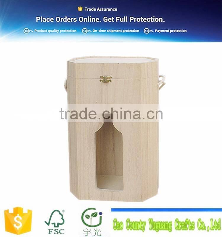 2016 wine box wooden wine single bottle packing box