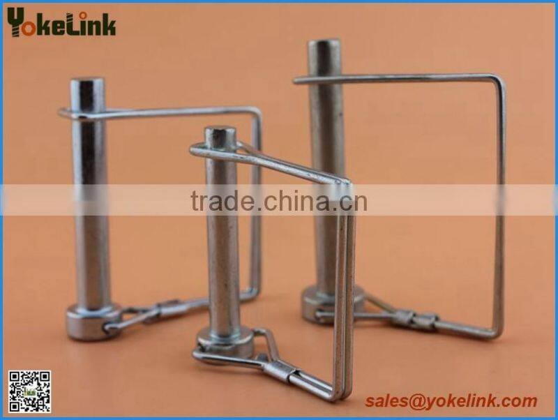 Square wire lock pin wire snapper pin